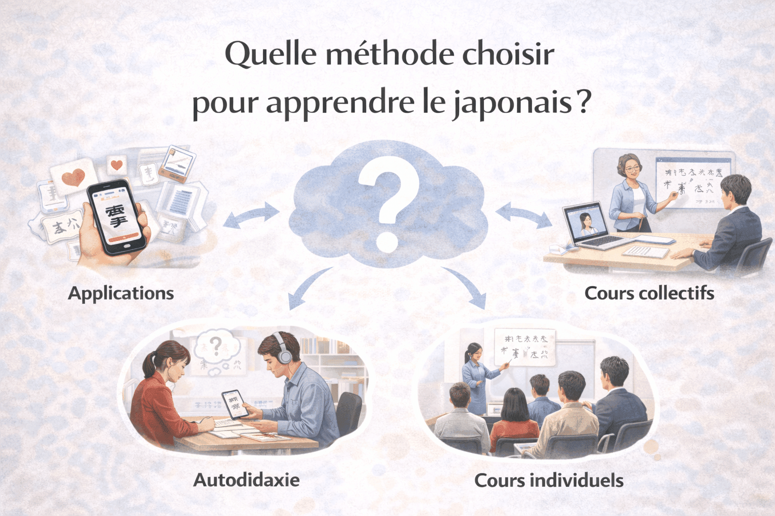 Quelle méthode choisir pour apprendre le japonais ?